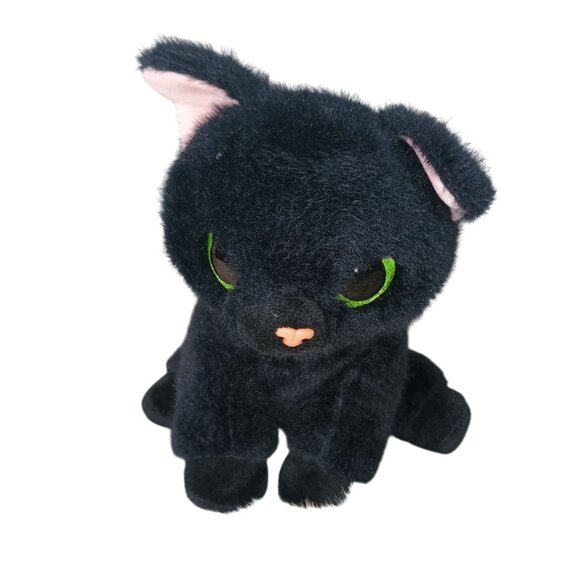 Pets Alive Smitten Kitten Surprise Bombay Black Cat LUCKY Interactive Plush - Picture 1 of 7